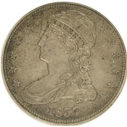 1837 50C AU58 NGC. NGC Census: (214/391). PCGS Populat