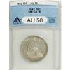 Image 1 : 1842 50C Small Date, Large Letters AU50 ANACS. NGC