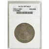 Image 1 : 1852-O 50C --Cleaned--ANACS. AU53 Details. NGC Cens