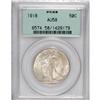 Image 3 : 1918 50C AU58 PCGS. PCGS Population (83/479). NGC Cens