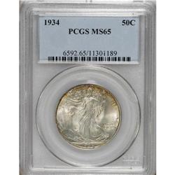 1934 50C MS65 PCGS. PCGS Population (676/555). NGC