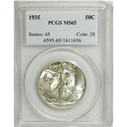 1935 50C MS65 PCGS. PCGS Population (875/364). NGC