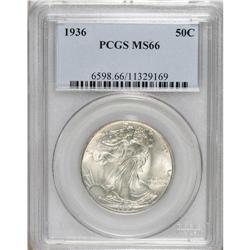 1936 50C MS66 PCGS. PCGS Population (669/101). NGC