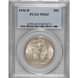 1936-D 50C MS65 PCGS. PCGS Population (916/339). N