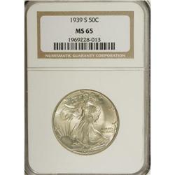 1939-S 50C MS65 NGC. NGC Census: (634/511). PCGS P