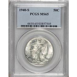1940-S 50C MS65 PCGS. PCGS Population (1118/0). NG