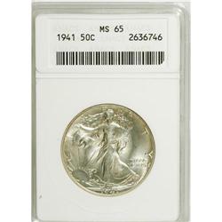 1941 50C MS65 ANACS. NGC Census: (2738/2347). PCGS