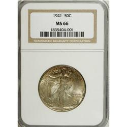 1941 50C MS66 NGC. NGC Census: (1911/436). PCGS Po