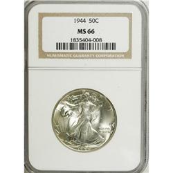 1944 50C MS66 NGC. NGC Census: (693/65). PCGS Popu