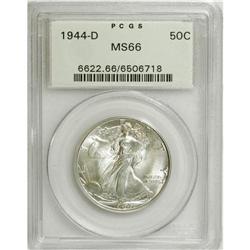 1944-D 50C MS66 PCGS. PCGS Population (1374/151).