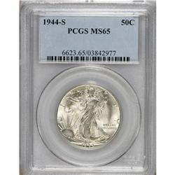 1944-S 50C MS65 PCGS. PCGS Population (2102/296).