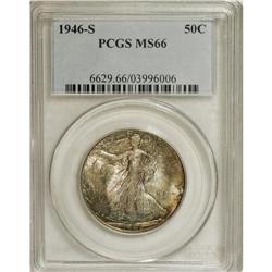 1946-S 50C MS66 PCGS. PCGS Population (1161/17). N