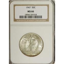 1947 50C MS66 NGC. NGC Census: (538/50). PCGS Popu