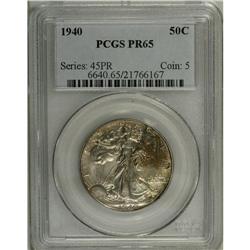 1940 50C PR65 PCGS. PCGS Population (954/1023). NG