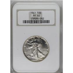 1941 50C PR65 NGC. NGC Census: (733/1282). PCGS Po