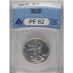 1942 50C PR62 ANACS. NGC Census: (38/3511). PCGS P