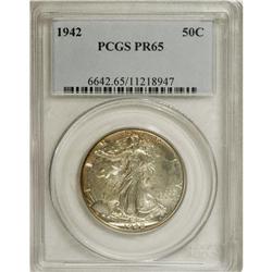 1942 50C PR65 PCGS. PCGS Population (0/0). NGC Cen