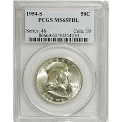 1954-S 50C MS65 Full Bell Lines PCGS. PCGS Populat