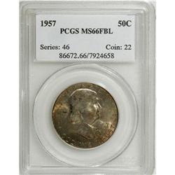 1957 50C MS66 Full Bell Lines PCGS. PCGS Populatio