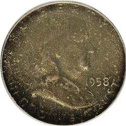 1958-D 50C MS66 Full Bell Lines PCGS. PCGS Population