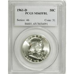 1961-D 50C MS65 Full Bell Lines PCGS. PCGS Populat