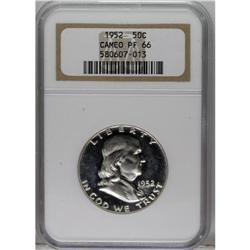 1952 50C PR66 Cameo NGC. NGC Census: (157/67). PCG