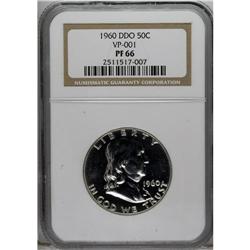 1960 50C PR66 NGC. Double Die Obverse VP-001. NGC