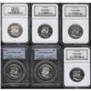 Image 1 : 1960 50C PR68 NGC; 1962 PR67 Cameo PCGS; (2)1962 PR67