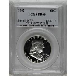 1962 50C PR69 PCGS. PCGS Population (63/0). NGC Ce