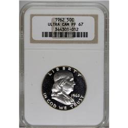 1962 50C PR67 Deep Cameo NGC. NGC Census: (404/227