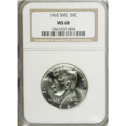 1965 50C SMS MS68 NGC. NGC Census: (72/0). PCGS Po