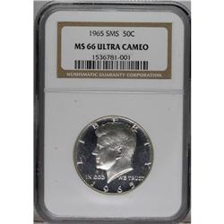 1965 50C SMS MS66 Deep Cameo NGC. NGC Census: (5/1