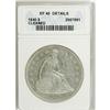 Image 1 : 1840 $1 --Cleaned--ANACS. XF45 Details. NGC Census: