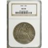 Image 1 : 1841 $1 AU50 NGC. NGC Census: (10/113). PCGS Popul