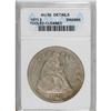 Image 1 : 1873 $1 --Cleaned, Tooled--ANACS. AU50 Details. NGC
