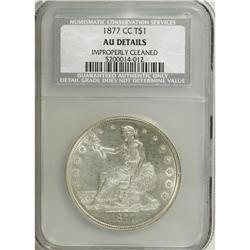 1877-CC T$1 AU50 CSN. NGC Census: (2/87). PCGS Populat
