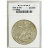 Image 1 : 1878-S T$1 --Cleaned--ANACS. AU55 Details. NGC Cens