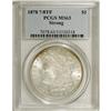 Image 1 : 1878 7/8TF $1 Strong MS63 PCGS. PCGS Population (1
