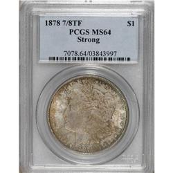 1878 7/8TF $1 Strong MS64 PCGS. PCGS Population (1
