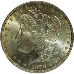 1878 7TF $1 Reverse of 1878 MS64 NGC. NGC Census: