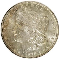 1878 7TF $1 Reverse of 1878 MS64 NGC. NGC Census: (299