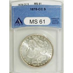 1878-CC $1 MS61 ANACS. NGC Census: (324/9023). PCG