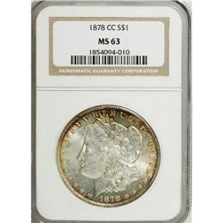 1878-CC $1 MS63 NGC. NGC Census: (3164/4476). PCGS