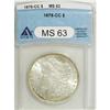 Image 1 : 1878-CC $1 MS63 ANACS. NGC Census: (3164/4476). PC