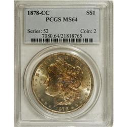 1878-CC $1 MS64 PCGS. PCGS Population (4821/1588).