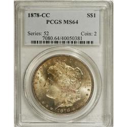 1878-CC $1 MS64 PCGS. PCGS Population (4821/1588).