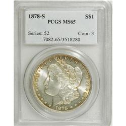 1878-S $1 MS65 PCGS. PCGS Population (2935/478). N