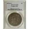 Image 1 : 1879-CC $1 Capped Die VF30 PCGS. PCGS Population (