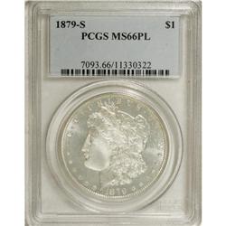 1879-S $1 MS66 Prooflike PCGS. PCGS Population (27