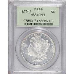1879-S $1 MS64 Deep Mirror Prooflike PCGS. PCGS Po
